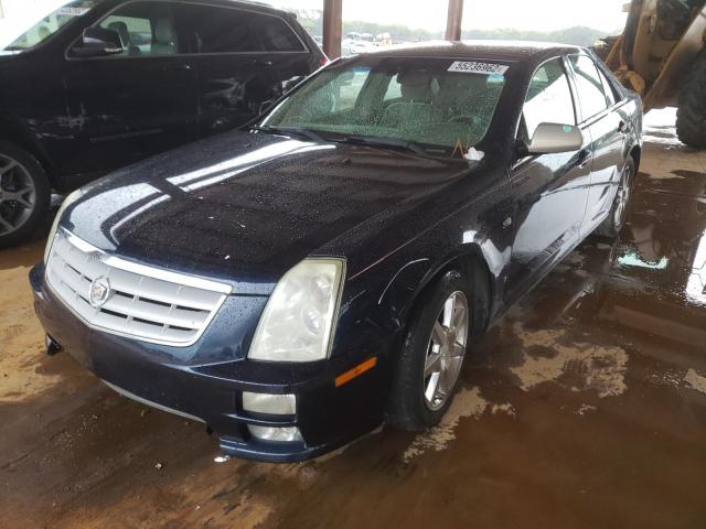 1G6DW677860214607 - 2006 CADILLAC STS BLUE photo 2