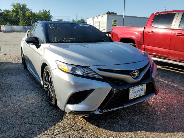 4T1KZ1AK0LU034260 - 2020 TOYOTA CAMRY TRD SILVER photo 1