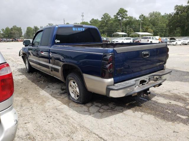 2GCEC19T721354735 - 2002 CHEVROLET SILVERADO BLUE photo 3