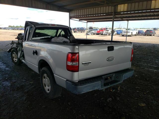 1FTRF12286NA42664 - 2006 FORD F150 SILVER photo 3