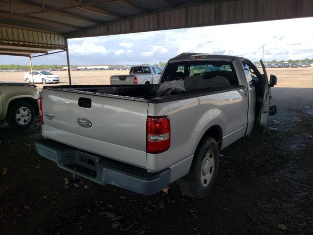 1FTRF12286NA42664 - 2006 FORD F150 SILVER photo 4