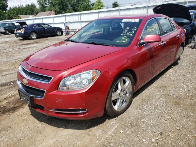 1G1ZC5E08CF271273 - 2012 CHEVROLET MALIBU 1LT წითელი ფოტო 2