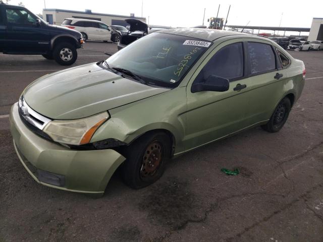 1FAHP34NX8W162710 - 2008 FORD FOCUS S/SE GREEN photo 2