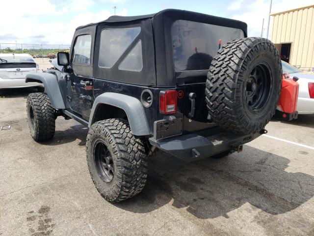 1C4AJWAG8EL210206 - 2014 JEEP WRANGLER S BLACK photo 3