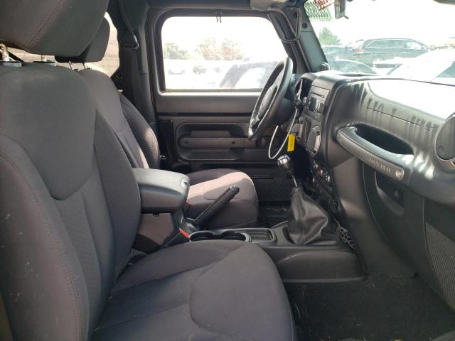 1C4AJWAG8EL210206 - 2014 JEEP WRANGLER S BLACK photo 5