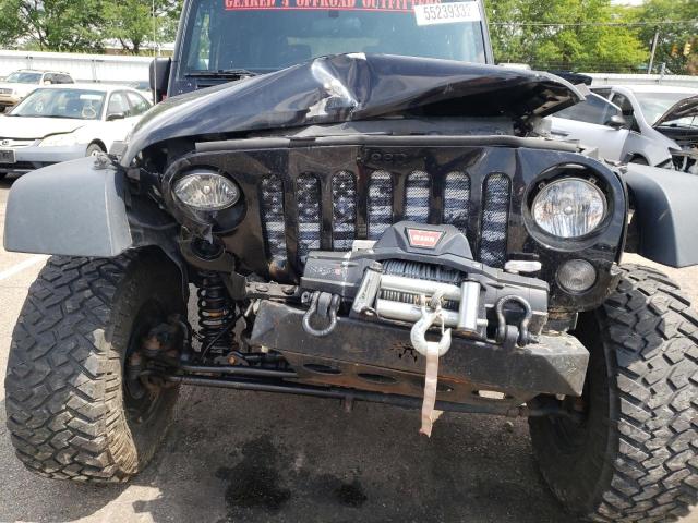 1C4AJWAG8EL210206 - 2014 JEEP WRANGLER S BLACK photo 9