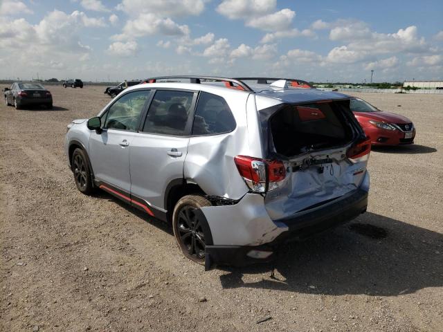 JF2SKARCXMH417723 - 2021 SUBARU FORESTER S SILVER photo 3