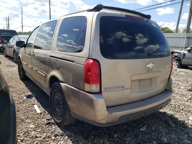 1GNDV23LX5D181300 - 2005 CHEVROLET UPLANDER TAN photo 3