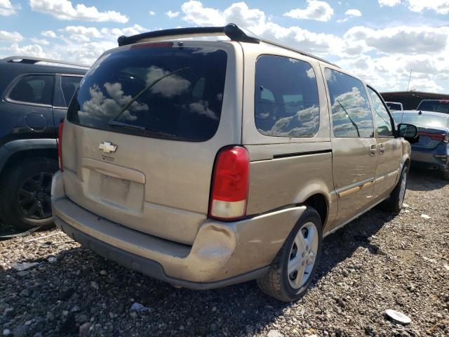 1GNDV23LX5D181300 - 2005 CHEVROLET UPLANDER TAN photo 4