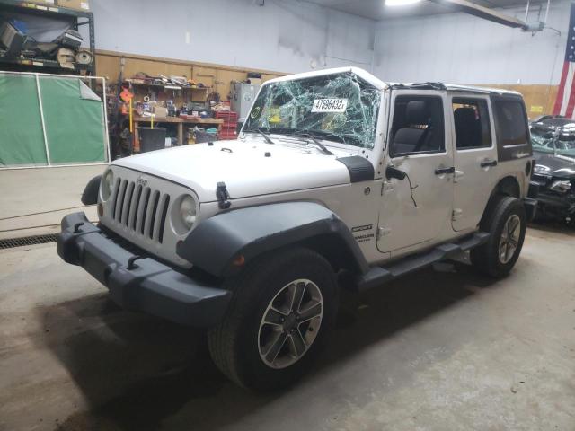 1C4BJWDG5CL135610 - 2012 JEEP WRANGLER U WHITE photo 2