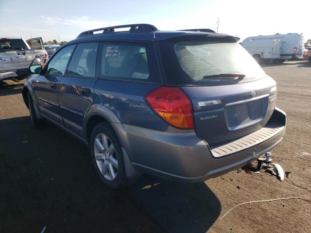 4S4BP61C967361769 - 2006 SUBARU LEGACY BLUE photo 3