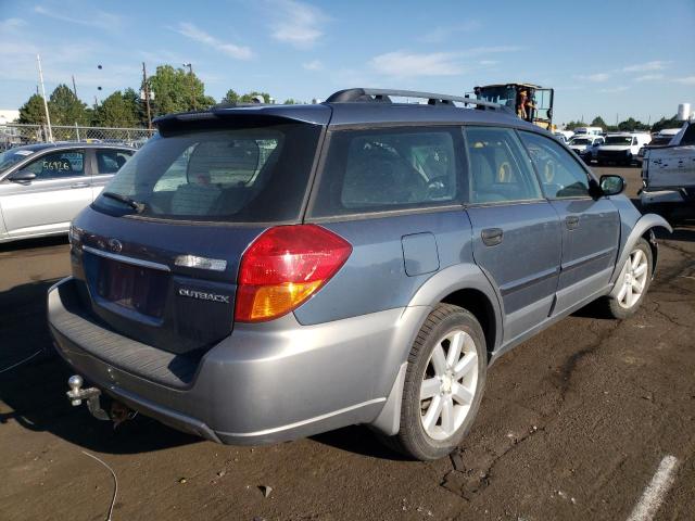 4S4BP61C967361769 - 2006 SUBARU LEGACY BLUE photo 4