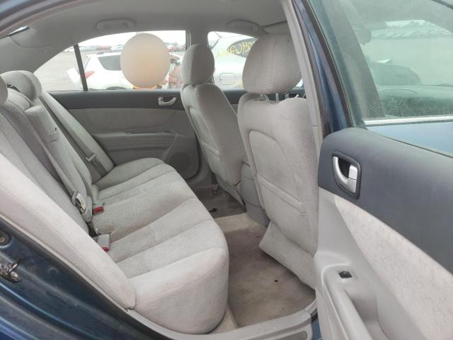 5NPEU46F66H085497 - 2006 HYUNDAI SONATA BLUE photo 6