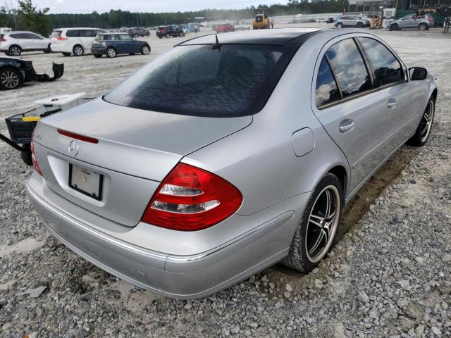 WDBUF65JX3A166186 - 2003 MERCEDES-BENZ E 320 SILVER photo 4