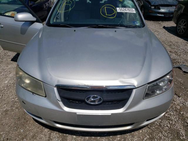 5NPET46F48H399638 - 2008 HYUNDAI SONATA GLS  photo 7