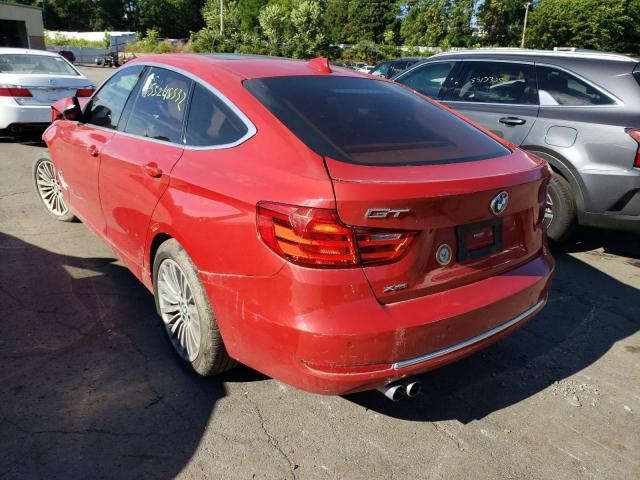 WBA3X5C51FD562677 - 2015 BMW 328 XIGT RED photo 3