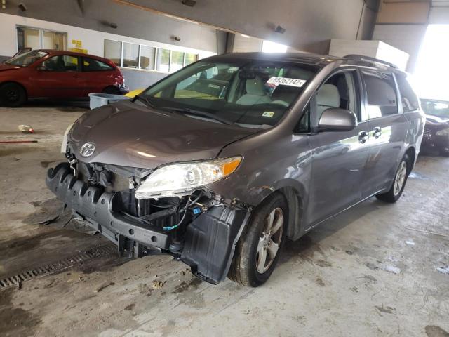 5TDKK3DC2BS163449 - 2011 TOYOTA SIENNA LE GRAY photo 2