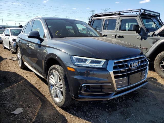 WA1CNAFY9J2204698 - 2018 AUDI Q5 PRESTIG GRAY photo 1