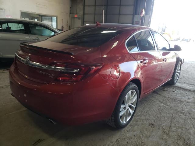 2G4GL5EX5E9300473 - 2014 BUICK REGAL RED photo 4