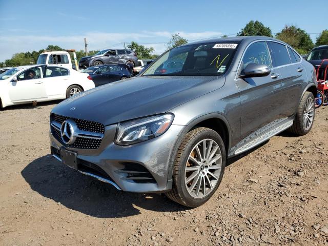 WDC0J4KB0JF294267 - 2018 MERCEDES-BENZ GLC COUPE GRAY photo 2