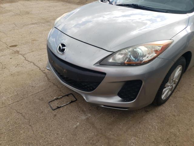 JM1BL1V74C1671021 - 2012 MAZDA 3 I GRAY photo 9