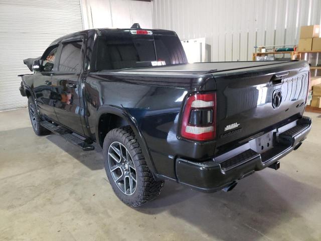 1C6SRFJT8KN698218 - 2019 RAM 1500 LARAM BLACK photo 3