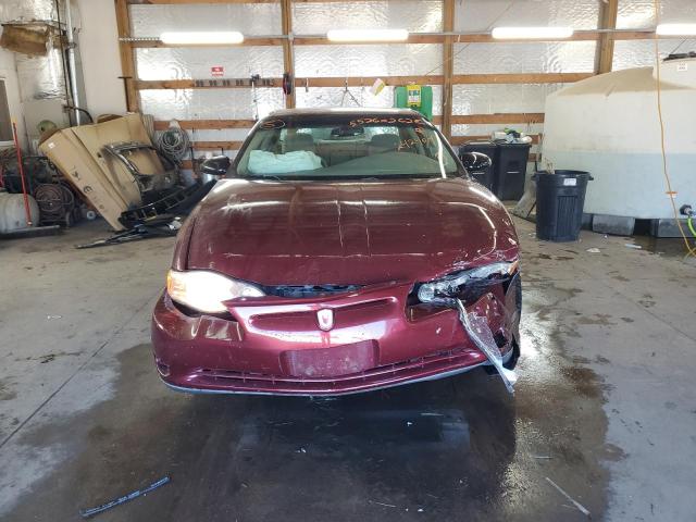 2G1WW12E329242404 - 2002 CHEVROLET MONTE CARL ბურგუნდია ფოტო 9