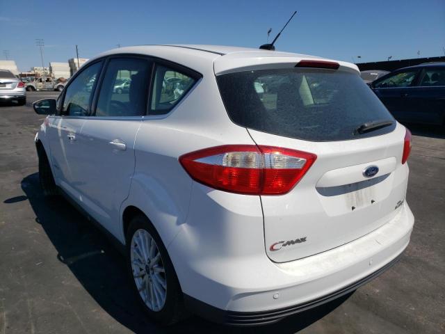 1FADP5BU5DL550184 - 2013 FORD C-MAX SEL WHITE photo 3