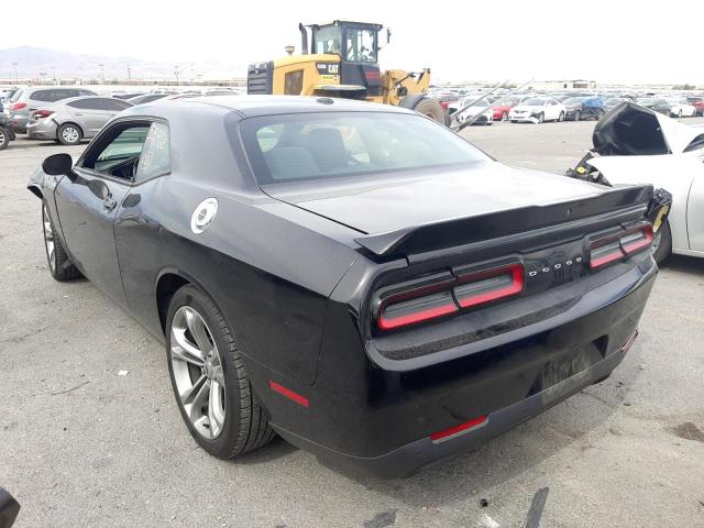 2C3CDZBT2LH123302 - 2020 DODGE CHALLENGER BLACK photo 3