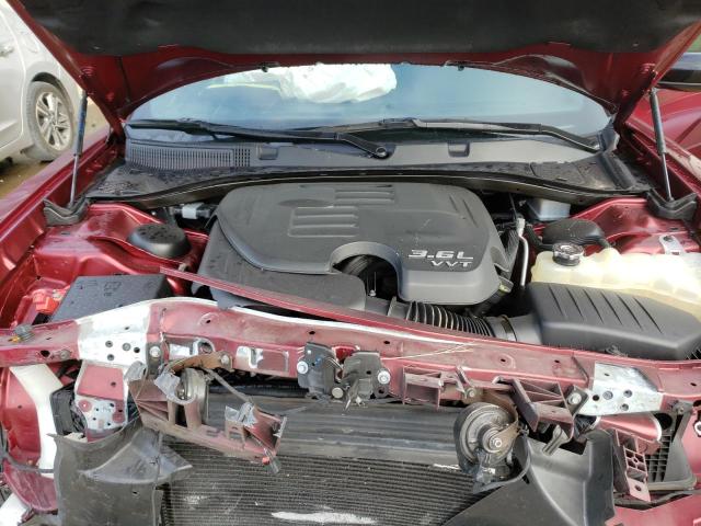 2C3CDXHG2LH138154 - 2020 DODGE CHARGER GT BURGUNDY photo 7