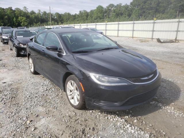 1C3CCCFB2HN500744 - 2017 CHRYSLER 200 BLACK photo 1