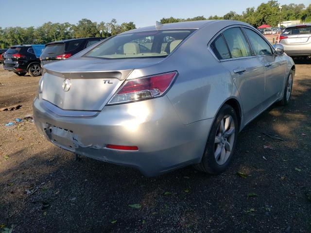 19UUA8F54DA002318 - 2013 ACURA TL TECH SILVER photo 4