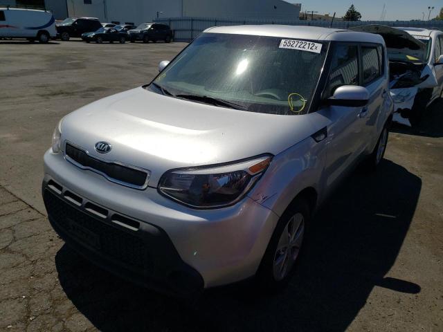 KNDJN2A23E7701759 - 2014 KIA SOUL SILVER photo 2