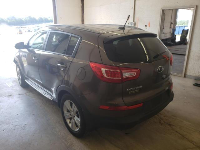 KNDPB3A21C7349724 - 2012 KIA SPORTAGE B CHARCOAL photo 3