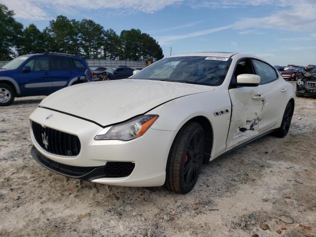 ZAM56RRA0F1134820 - 2015 MASERATI QUATTROPOR WHITE photo 2