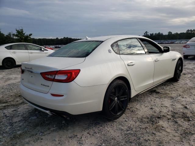 ZAM56RRA0F1134820 - 2015 MASERATI QUATTROPOR WHITE photo 4