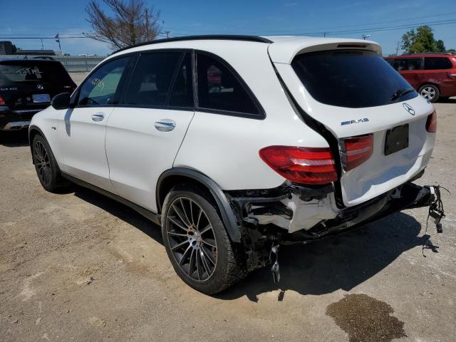 WDC0G6EB9JV018343 - 2018 MERCEDES-BENZ GLC 43 4MA WHITE photo 3