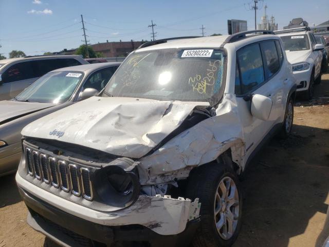 ZACCJABB6HPG51265 - 2017 JEEP RENEGADE L WHITE photo 2