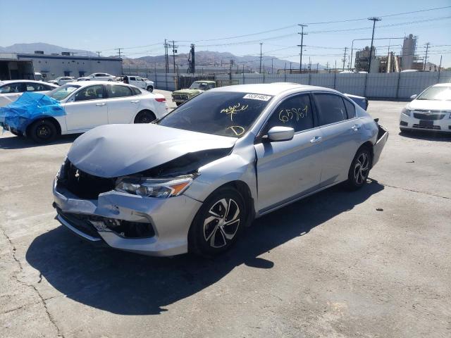 1HGCR2F31HA134023 - 2017 HONDA ACCORD LX SILVER photo 2