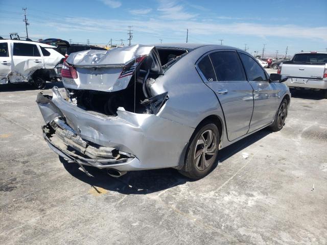 1HGCR2F31HA134023 - 2017 HONDA ACCORD LX SILVER photo 4