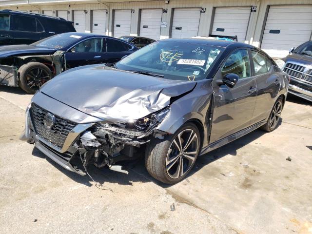 3N1AB8DV6LY288347 - 2020 NISSAN SENTRA SR GRAY photo 2