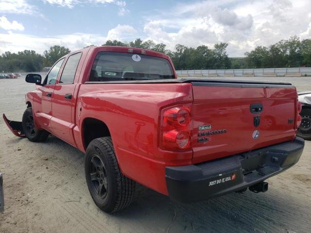 1D7HE48N66S707750 - 2006 DODGE DAKOTA QUA RED photo 3