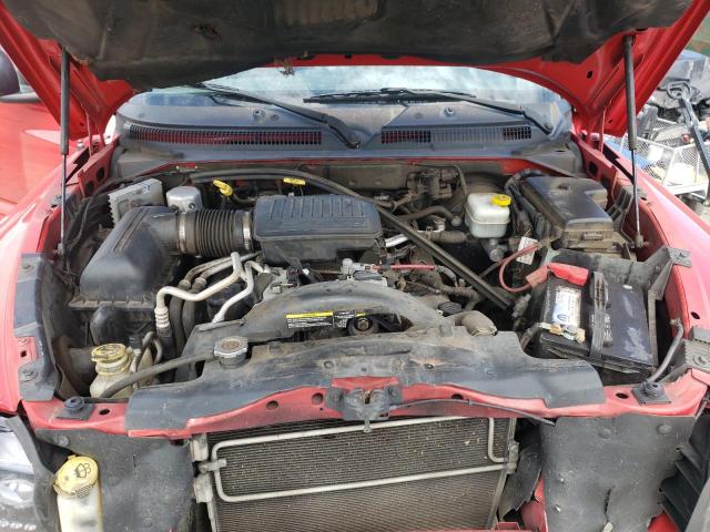 1D7HE48N66S707750 - 2006 DODGE DAKOTA QUA RED photo 7