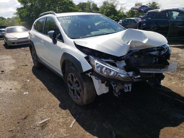 JF2GTHSC2NH203333 - 2022 SUBARU CROSSTREK WHITE photo 1