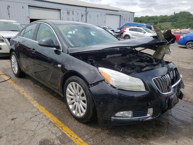 W04GU5GC2B1005594 - 2011 BUICK REGAL CXL BLACK photo 1