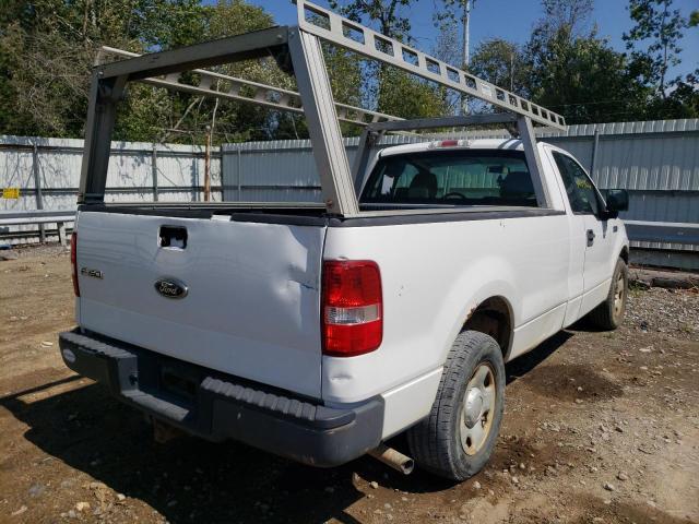 1FTRF12245NB60824 - 2005 FORD F150 WHITE photo 4