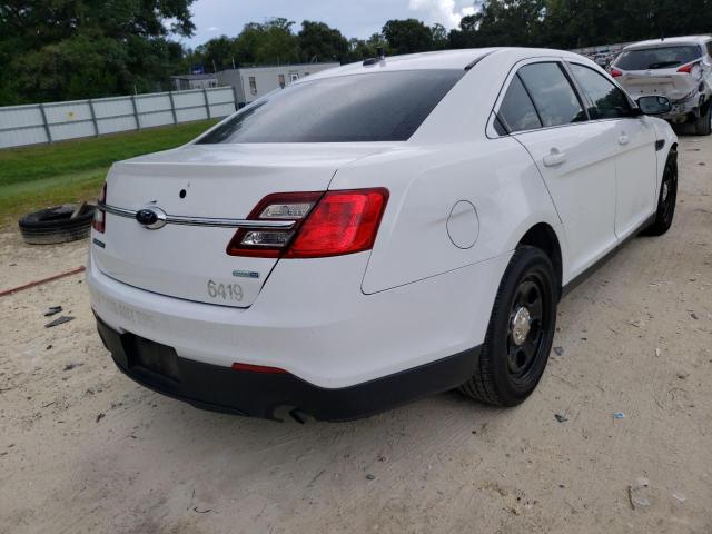 1FAHP2MK6JG114587 - 2018 FORD TAURUS POL WHITE photo 4