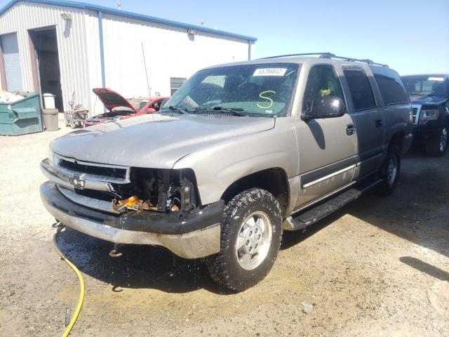 1GNFK16Z92J164383 - 2002 CHEVROLET SUBURBAN K GOLD photo 2