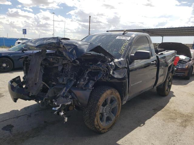 1GCNCNECXHZ337702 - 2017 CHEVROLET SILVERADO BLACK photo 2