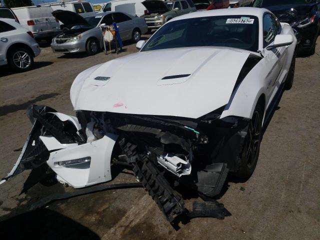 1FA6P8CF1M5124748 - 2021 FORD MUSTANG GT WHITE photo 9